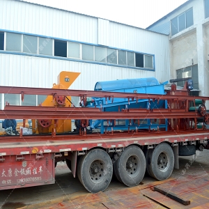 SCF88雙級破碎機,篩分機生產線發(fā)貨圖片_發(fā)往甘肅武威_破碎紅土